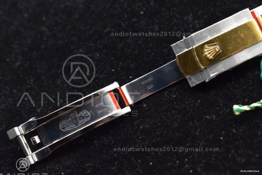 White 1:1 904L YG Dial DateJust 41 599 on VS ModernLook VSF Oyster 126333 SS Best Edition Bracelet 0405